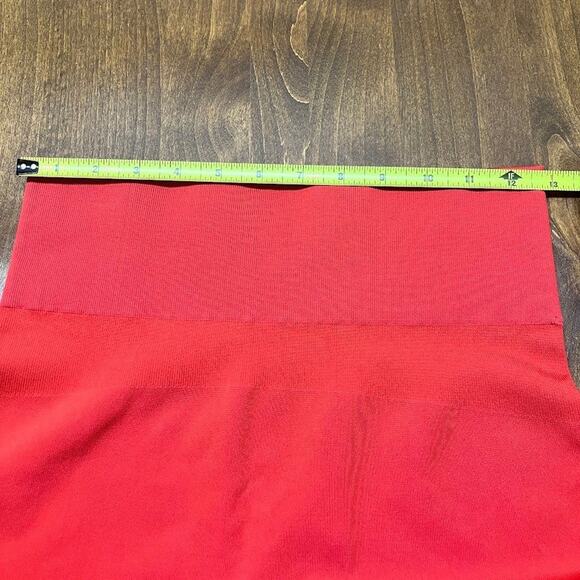 Adidas X Marimekko Girls Leggings Size M (12-14) Pink Red Wave Pattern - Picture 4 of 10